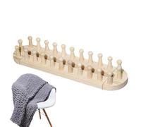 Générique Métier à pour couvertures à tricoter épaisses - Métier à en bois adaptable, métiers à tisserpour couvertures en bois épais, cadre de tissage extensible pour bricolage | Cadre de métiers