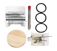 Générique Métier à Réparer | Kit Complet De Raccommodage Rapide En Bois,Kit de Machine à pour Réparation de Tissus,Pour Chaussettes, Jeans, Vêtements, Débutantes Et