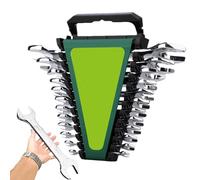 Générique Metric Wrenches Set, Heavy Duty Wrench Tool, 10.63x5.12x1.18 Inches 6-32mm Sizes, Durable Hand Tools Kit, 12 Combination Wrenches for Auto, Truck and Household Repair Use