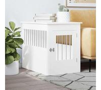 Générique Meuble de Cage pour Chiens Blanc 55x80x68 cm Bois d'ingénierie,Articles pour Animaux,Articles pour Animaux de Compagnie,Accessoires pour Chiens,Niches pour Chiens,Blanc,28.04 KG,838323