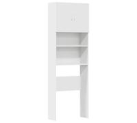 Générique Meuble de Machine à Laver Blanc Bois d'ingénierie,Accessoires pour appareils de blanchisserie,Accessoires pour Lave-Linge & sèche-Linge,Blanc,26.4kg,859127