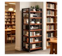 Générique Meuble HiFi, Rack Audio Mobile, avec roulettes Et éTagèRes, Support MultiméDia AV Mobiles, Avecs for Home CinéMa(Teak)