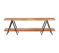 Générique Meuble TV 160x40x50 cm Bois d'acacia Solide,Meubles, Meubles TV, Brun (Poids 26.52KG)