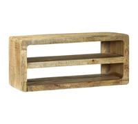 Générique Meuble TV 80x32x36 cm en Bois Massif de manguier,Fixations & Meubles de Rangement multimédia,11.14KG-4104543