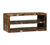 Générique Meuble TV 80x32x36 cm en Bois Massif récupéré,Fixations & Meubles de Rangement multimédia,14.34KG-4104544