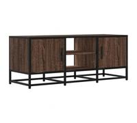 Générique Meuble TV chêne Marron 100x35x41 cm Bois d'ingénierie et métal,Meubles, Meubles TV, Brun (Poids 18.65KG)