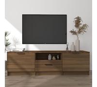 Générique Meuble TV Chêne Marron 140x35x40 cm Bois d'ingénierie,Meubles,Meubles TV,Brun,25KG,817113