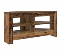 Générique Meuble TV d'angle 102 x 40,5 x 45 cm Bois Ancien | Design minimaliste, teintes neutres, forme rectangulaire, usage intérieur, entretien au chiffon humide, fixation murale