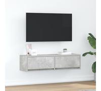 Générique Meuble TV en béton Gris 100x31x25,5 cm en Bois d'ingénierie,Meubles TV,17.2KG-861529