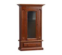 Générique Meubles de Maison de Poupée, Armoire En Bois, Accessoires de Maison de Poupée Vintage, échelle 1:12