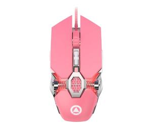 Générique Mice CONDUSTE pour L'ordinateur Portable Rose - De Souris USB Câblé Ergonomique De Programme Programmable | Fil Optical USB Pink | U-SB Computer MicEconfortable Grip Pinky Wire Souris Po
