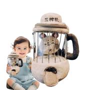 Générique Mice Plush Pull Toy, Soft Animal Blender Toy, Interactive Imaginative Playset, Easter Basket Stuffer for Kitchen Role-Play and Early Childhood Development, 5.91x3.15 inches