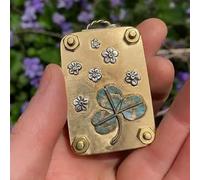 Générique Micro Flower Press,Mini Metal Flower Press,Handmade Pressed Plant Preservation Locket,DIY Pressed Flowers Plant Preservation Kit for Plants Arts Crafts Lovers