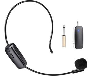 Générique Micro Serre Tete sans Fil 50 m portée amplificateur de Voix système d'amplification de Haut-Parleur de scène adapté aux Enseignants