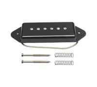Générique Micro Simple Bobinage Au Design Rétro, Accessoire pour Instrument de Musique, Pièce de Rechange pour Guitare électrique, Pont Noir