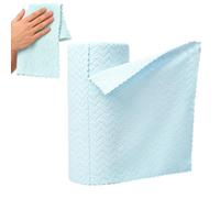 Générique Microfiber Cleaning Cloth Roll | 22.5x22.5cm Easy Reusable Tear Away Cleaning Towels - 1x Wet and Dry Use Rags | Gentle for Home Kitchen Window Workshop Bathroom Household Car Detailing
