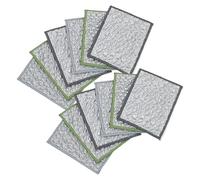 Générique Microfiber Towels, High-Absorbency Cleaning Cloths, Reusable Kitchen and Polishing Rags, Smooth Soft Texture, 4.72x6.3x0.39inches, Ideal for Dishes, Glassware, Bathrooms, Home Cleaning