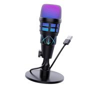 Générique Microphone à condensateur Microphone USB de, V3Pro with Pattern | Suppression du bruit de la carte son USB pour les accessoires d ' enregistrement et de streaming sur ordinateur à