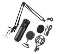 Générique Microphone à Condensateur USB Alliage D'aluminium Couleur Aléatoire pour Streaming Réglage Volume pour Studios D'enregistrement et Diffusion en Direct