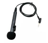 Générique Microphone à Main avec Prise 3.5mm et Bouton d ' Alimentation, câble de 1m pour amplificateurs, Filaire