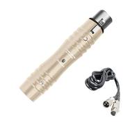Générique Microphone à Main Dynamique, Champagne Gold with XLR Cable | Métal avec conception omnidirectivité pour les chanteurs et les présentateurs, qualité musicale améliorée