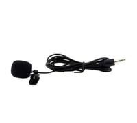 Générique Microphone-Cravate à Pince 3,5mm Noir pour Cours et Conférences | Micro Lavalier Filaire en Plastique, Compatible PC ou Ordinateur Portable, Utilisation Mains Occupées, pour Enregistrement