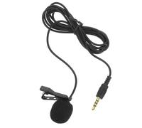 Générique Microphone de téléphone lavallière Micro USB Agrafe de Jeu Telephone Portable pour Telephone Portable Phone pour téléphone Clip sur Métal Black