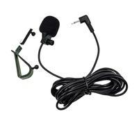 Générique Microphone de véhicule de, Elbow 2 Sections Mono | ' entrée vocale omnidirectionnel avec câble blindé, pare-brise en mousse, pour placement en cabine,