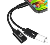 Générique Microphone D'enregistrement Interne pour Téléphone Portable | Casque D Enregistrement Sonore avec Adaptateur De Charge pour Smartphone | Outil De Réduction De Bruit pour Mobile pour Voyage