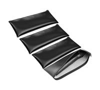 Générique Microphone Pouch, 4-Pack Storage Case, Dustproof Shockproof PU Leather 4.13x11.42 inches, Drawstring & Zipper Closure, Protective Cover, Ideal for Karaoke, Recording, Streaming