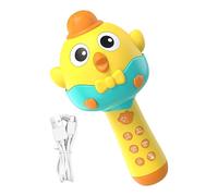 Générique Microphone pour - 4,33x3,94x8,27 Pouces Microphone | Machine de karaoké à Haut-Parleur Rechargeable, amplificateur de Voix Amusant, Accessoire de Jouet Chantant, Haut-Parleur portabl
