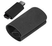 Générique Microphone Sleeve - Lightweight Black Recording Microphone Cover
