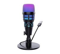 Générique Microphone USB, Annulation de Bruit intégrée, 9x5x17cm, Podcast condenseur M-IC, Podcast M-IC, Conception Moderne, idéal pour l'enregistrement de Studio de Streaming PC