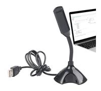 Générique Microphone USB pour ordinateur - Plug and Play Condenser Mic - Réduction du bruit Supplies audio compatibles avec PC ordinateur portable, pour l'enregistrement, jeux