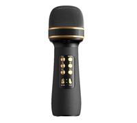 Générique Microphones sans Fil, Microphone pour Chanter,Microphone Portable sans Fil - Microphone sans Fil Tout-en-1 avec lumières LED pour réunions de Famille, Fournitures de fête