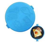 Générique Microwave Cooking Grill Tray Pizza Heating Plate Sandwich Cheese Melting Tool Kitchen Bake Pan | Quick Heat Ideal Home School Dorm Breakfast Pancake Baking Grilling Meal Preparation