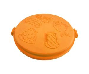 Générique Microwave Grill Pan - Quick-Heat Pizza Tray, Microwave Grilled Cheese Maker for Oven Kitchen Home School Dorm, Pancake Breakfast Baking Cooking, Fast Heating and Evenly Cooked Meals