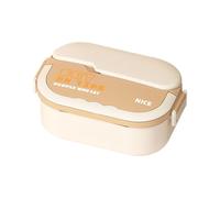 Générique Microwave Heatable Steel Lunch Box - Leakproof Salad Container | 1200ml Boxes Size with Compartments, Stainless Material with Secure Lid, Food Storage Box and Meal Prep for Students