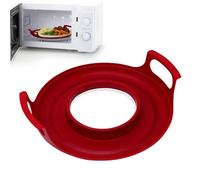 Générique Microwave Plate Tray | Microwave Handle Tray Hot Bowl Holder | Heat Resistant Ḿicrowave Bowl, M̀icrowave Holder Carrying Ţray For Hot & Cold Bowls, Plates