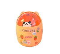 Générique Mignon Créatif Maison De Bureau Avec Couvercle Corbeille Petite Mini Chambre Bureau Boîte De Rangement Porte-Stylo Donner Un Autocollant