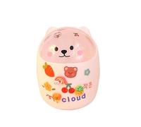 Générique Mignon Créatif Maison De Bureau Avec Couvercle Corbeille Petite Mini Chambre Bureau Boîte De Rangement Porte-Stylo Donner Un Autocollant
