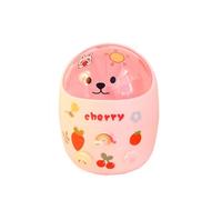 Générique Mignon Créatif Maison De Bureau Avec Couvercle Corbeille Petite Mini Chambre Bureau Boîte De Rangement Porte-Stylo Donner Un Autocollant