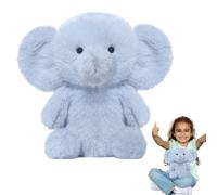 Générique Mignon Peluche - Peluche Éléphant Douce pour Dodo,Oreiller Câlin Doux Compagnon Sommeil pour Canapé Table Anniversaire Salon Salle à Manger Filles Coucher
