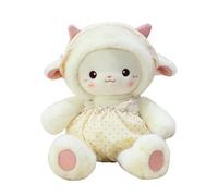 Générique Mignon Petit Agneau Peluche - 35cm | Mouton Douce Décoration Chambre | Jouet Adorable pour Canapé Lit Voiture Crèche Sommeil Anniversaire Matériel Éveil Design Pro