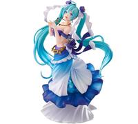 Générique Miku Mignon Chat Fille Figurine Miku Sitting Anime Figurine PVC Statue Modèle pour Fans d'anime Ornements de Collection (Type 4)