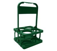 Générique Milk Bottle Holder - Foldable Wine Beer Rack Bottle Carrier Organizer | Four Compartment Beverage Basket with Handle Holder for Gym Training School Outdoor Trips