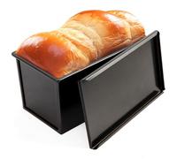 Générique Milk Bread Pan - Non Stick Bread Mold Aluminum Alloy - Easy Demoulding Household Baking Molds, Heat Resistant Kitchen Toast Pan for Bakery, Home, Cafe, Restaurant