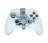 Générique Mini 3D printing Steering Wheel for Xbox Series S/X Game Controller Auxiliary Racing Steering Wheel Replacement Accessories (Silver)