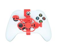Générique Mini 3D printing Steering Wheel for Xbox Series S/X Game Controller Auxiliary Racing Steering Wheel Replacement Accessories (Red)
