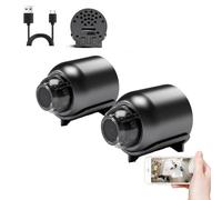 Générique Mini 4g Wireless Camera, Mini 4g Wireless WiFi Camera 1080p HD, Smart Security with Night Vision, for Home, Indoor, Outdoor (2Pcs)
